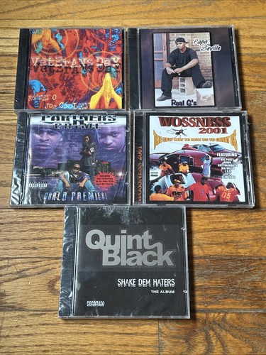 Lot sealed rap cd - of, 5